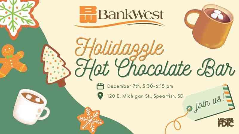 Holidazzle hot chocolate bar Holidazzle Hot Chocolate Bar, Spearfish, South Dakota, Black Hills, Bank West