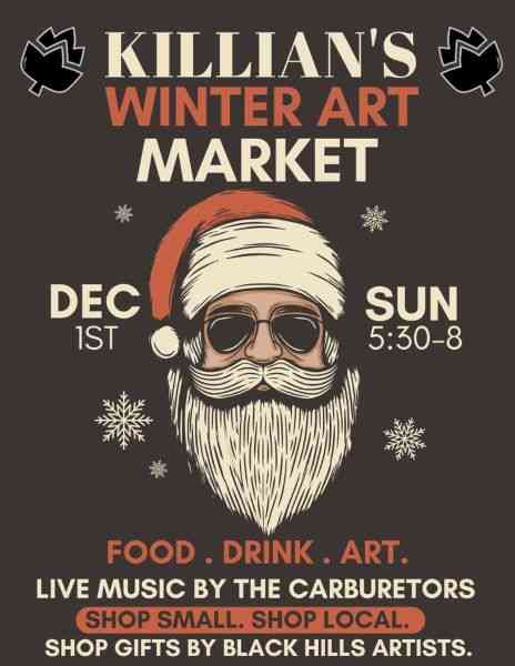Killian's winter art market, Killian's, Spearfish, South Dakota, Black Hills, Winter, Shopping, Christmas