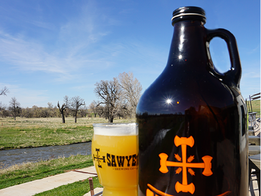 Sawyer Brewing on a summer day